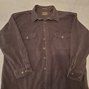 St. John's Bay Chamois Cloth Shirt Brown